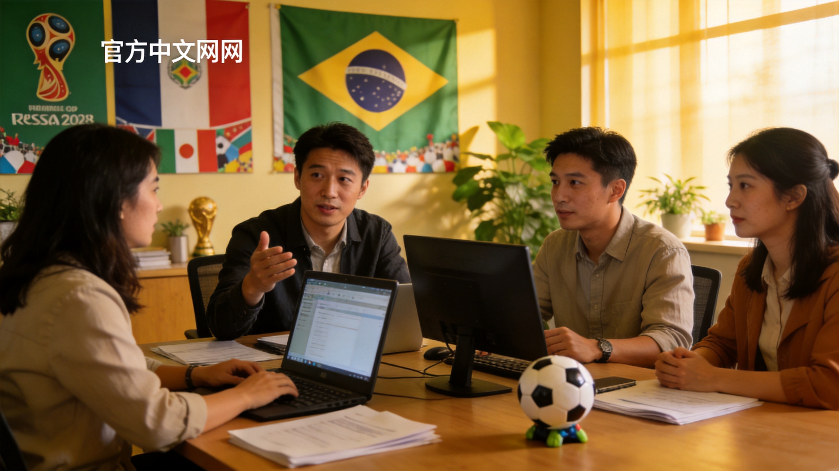 2026国际足联世界杯官方中文网站团队工作场景